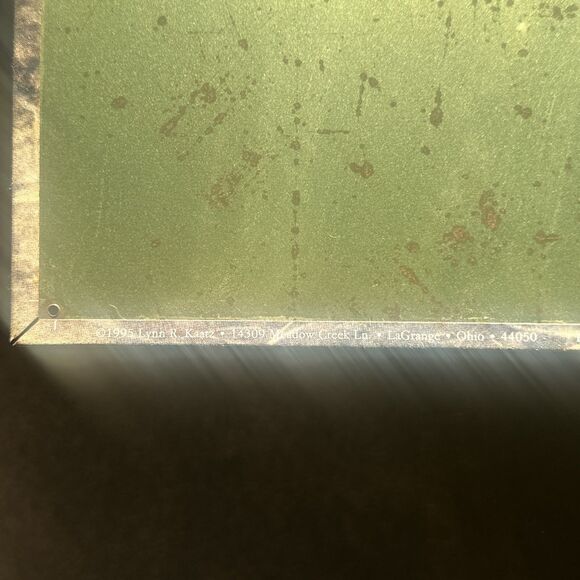 Original Tin Print From Lynn Kaatz Titled Pair of Kings Dog/Duck Wadsworth Ohio - Picture 3 of 4